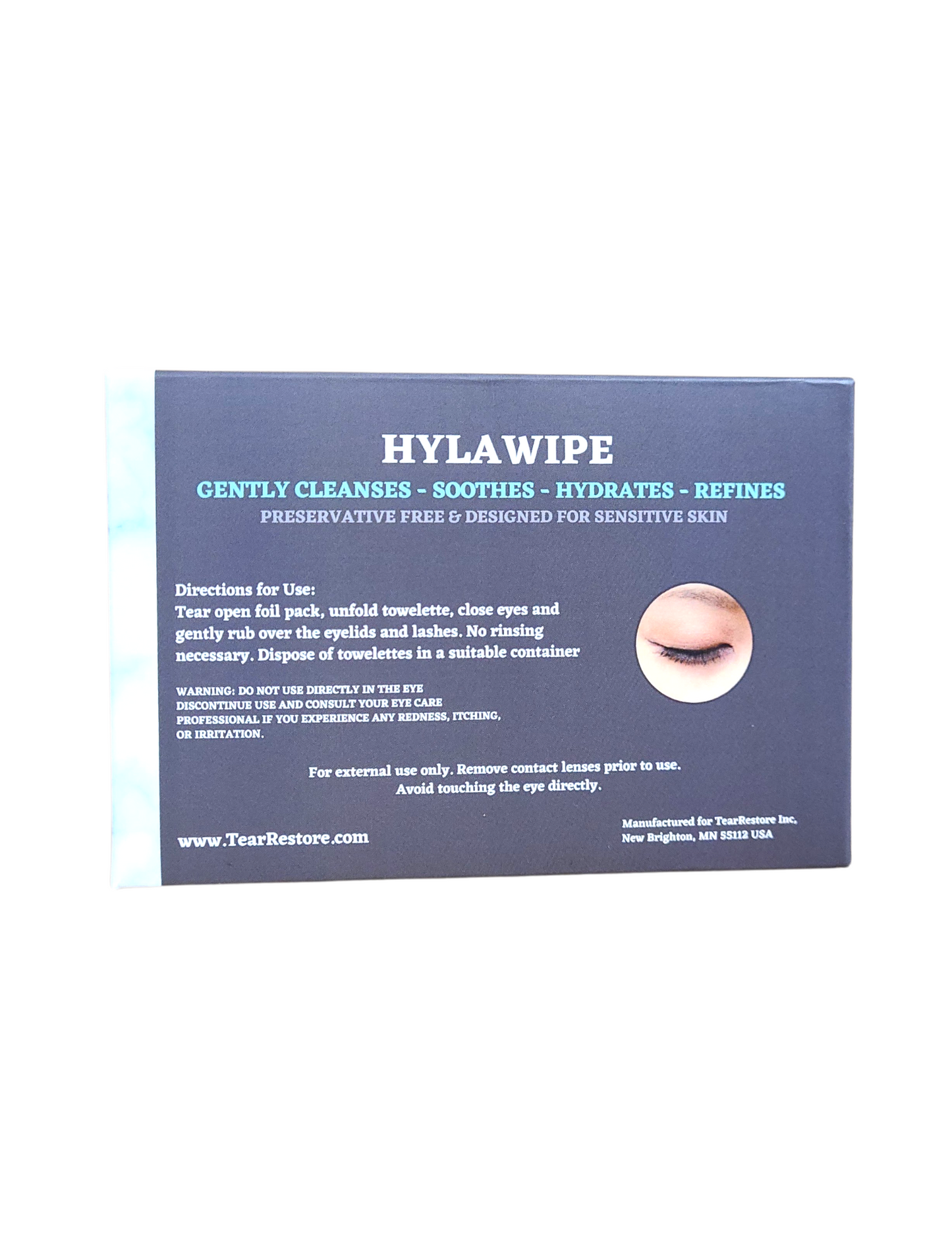 HylaWipe™ Tea Tree Eyelid Wipes image 8