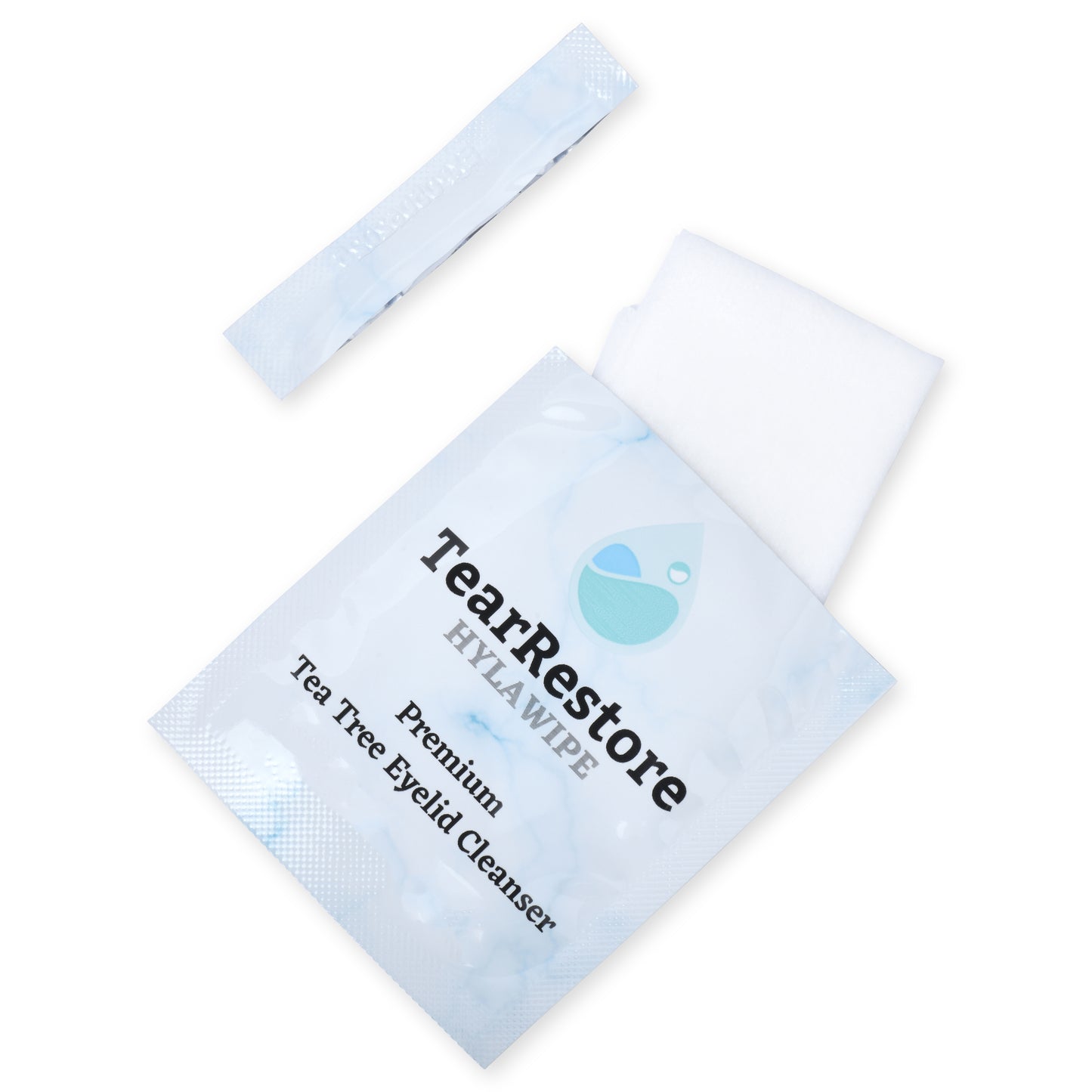 HylaWipe™ Tea Tree Eyelid Wipes image 1