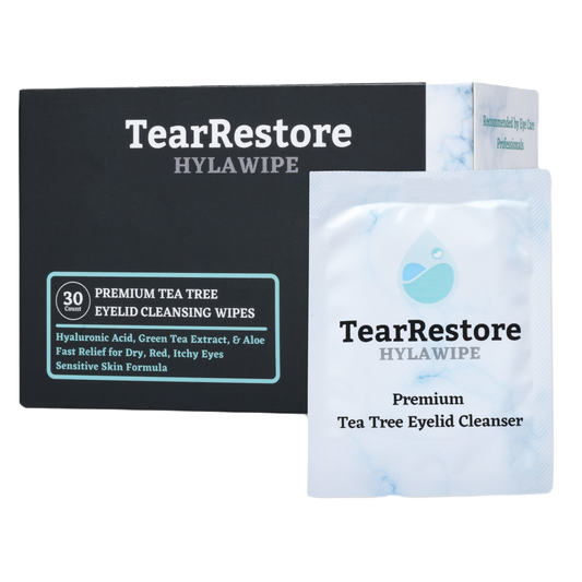 HylaWipe™  Tea Tree Eyelid Wipes image 0