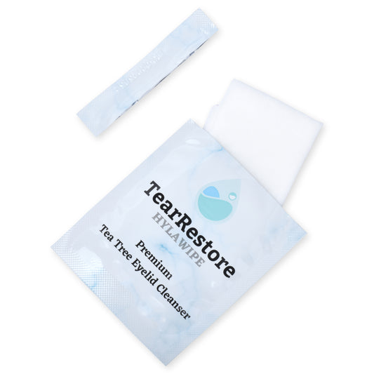 HylaWipe™  Tea Tree Eyelid Wipes image 1